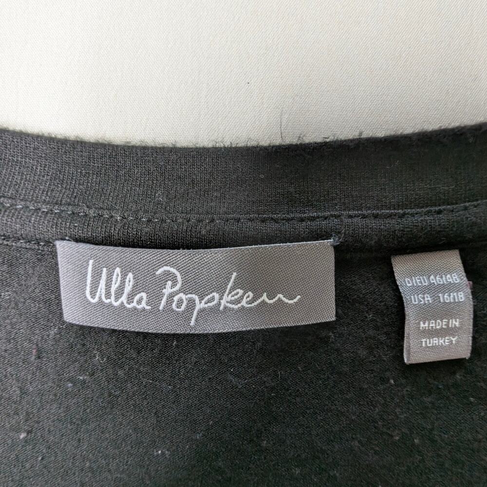 Ulla Popken Artistic Parrot Tee - Embellished Oversized Statement Top USA 16/18 - Picture 8 of 13